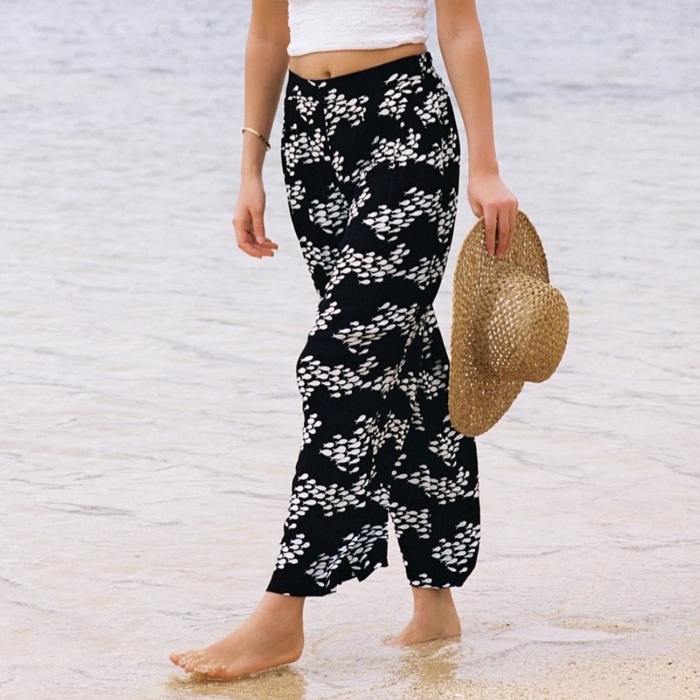 Ava Sky Pant Peru Black Fish S
